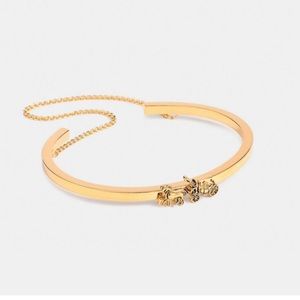 COACH Gold Cuff NWT